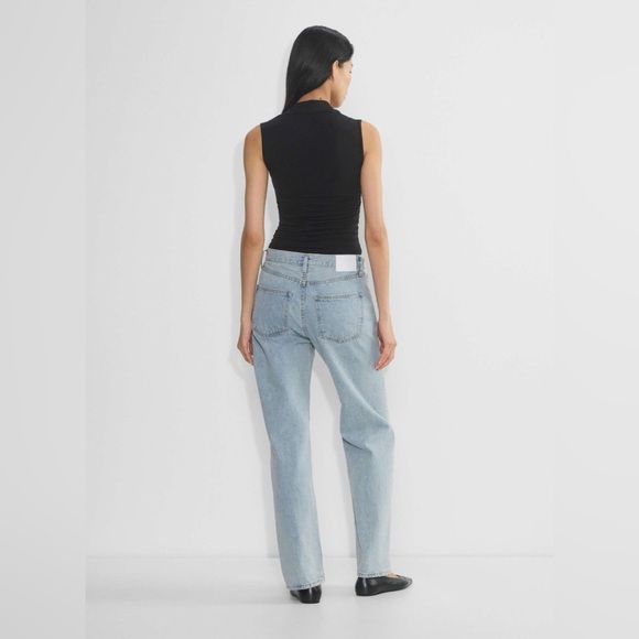 [🌟 PRICE FIRM] ARITZIA Casual Contour Flourish Bodysuit Black Square Neck XS - Picture 4 of 13